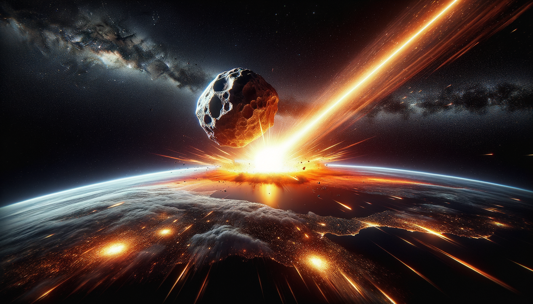 The Dinosaur Killer Returns - Three-Stage Timeline Infographic