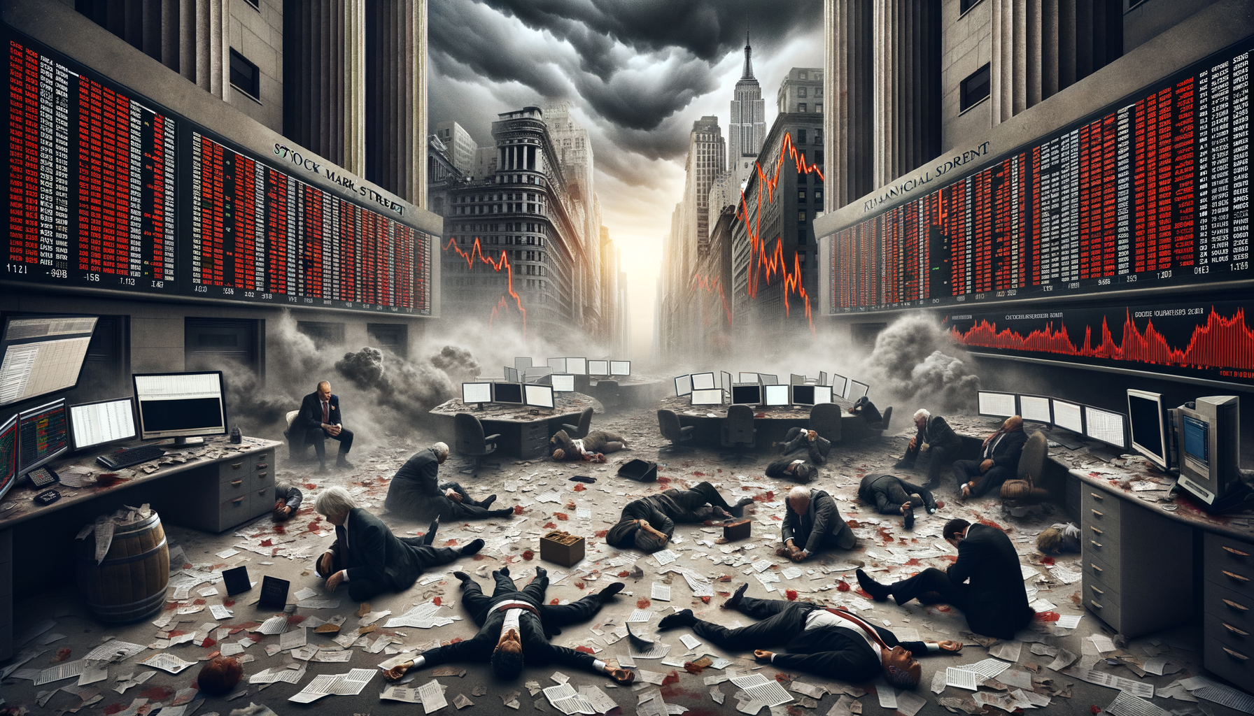 The Endless Fall - Three-Stage Timeline Infographic