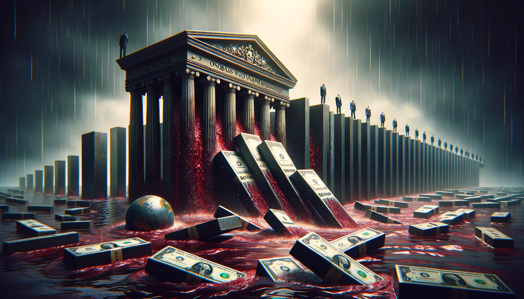 The Debt Reckoning - Three-Stage Timeline Infographic