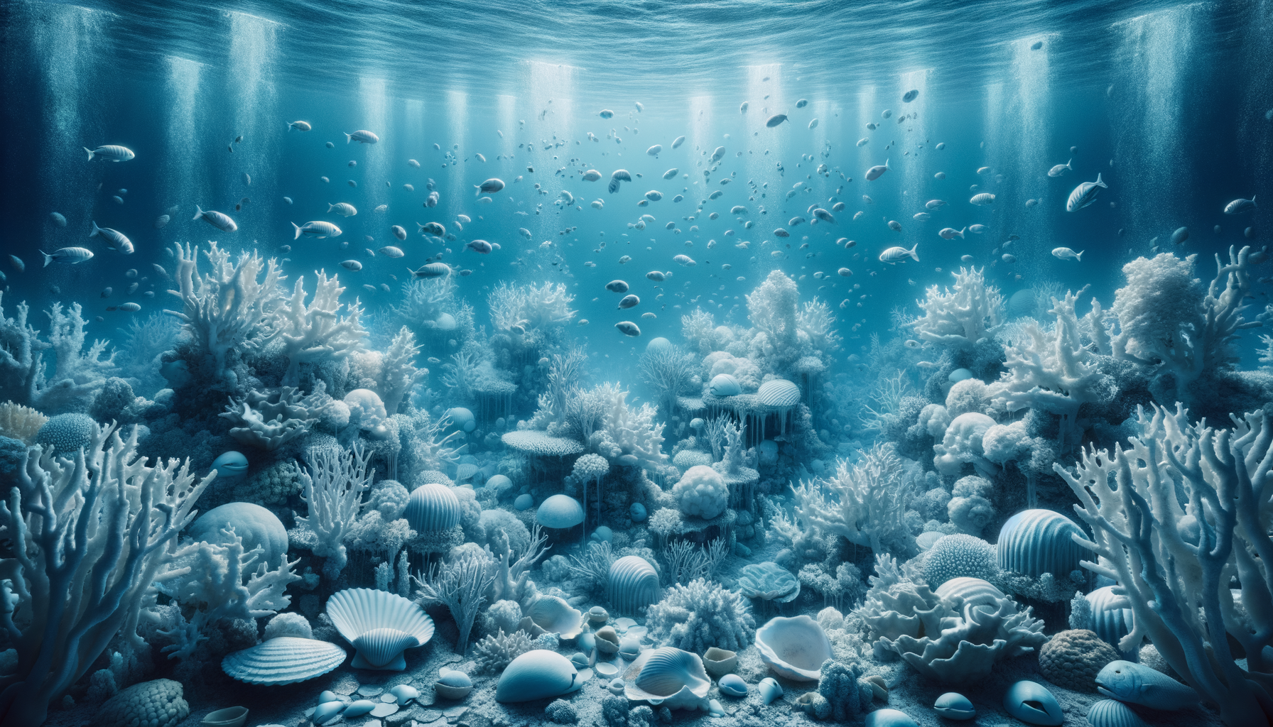 The Acid Sea - Three-Stage Timeline Infographic