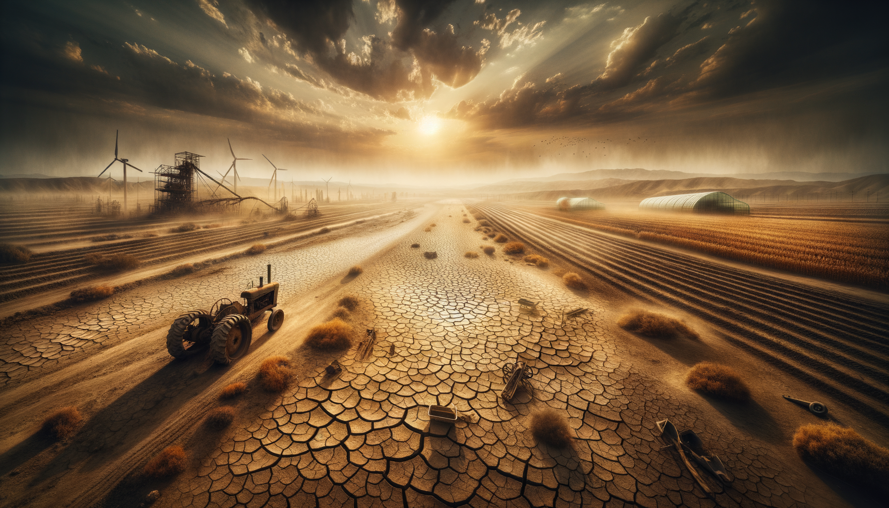 The Barren Earth - Three-Stage Timeline Infographic