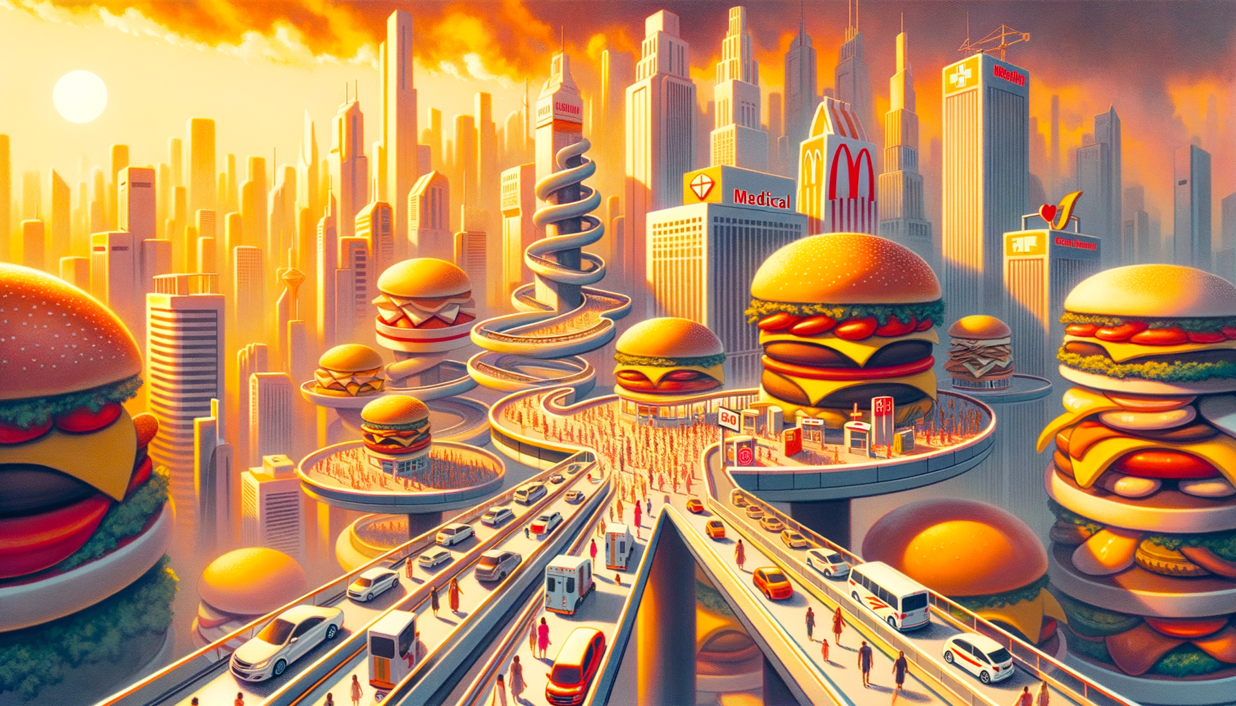 The Heavy World - Three-Stage Timeline Infographic