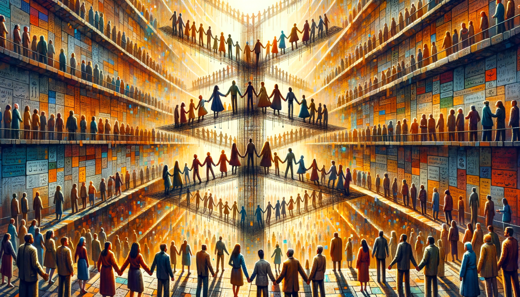 One Voice - Three-Stage Timeline Infographic