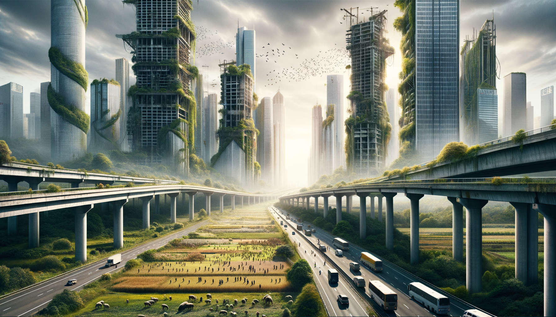 The Great Exodus - Three-Stage Timeline Infographic