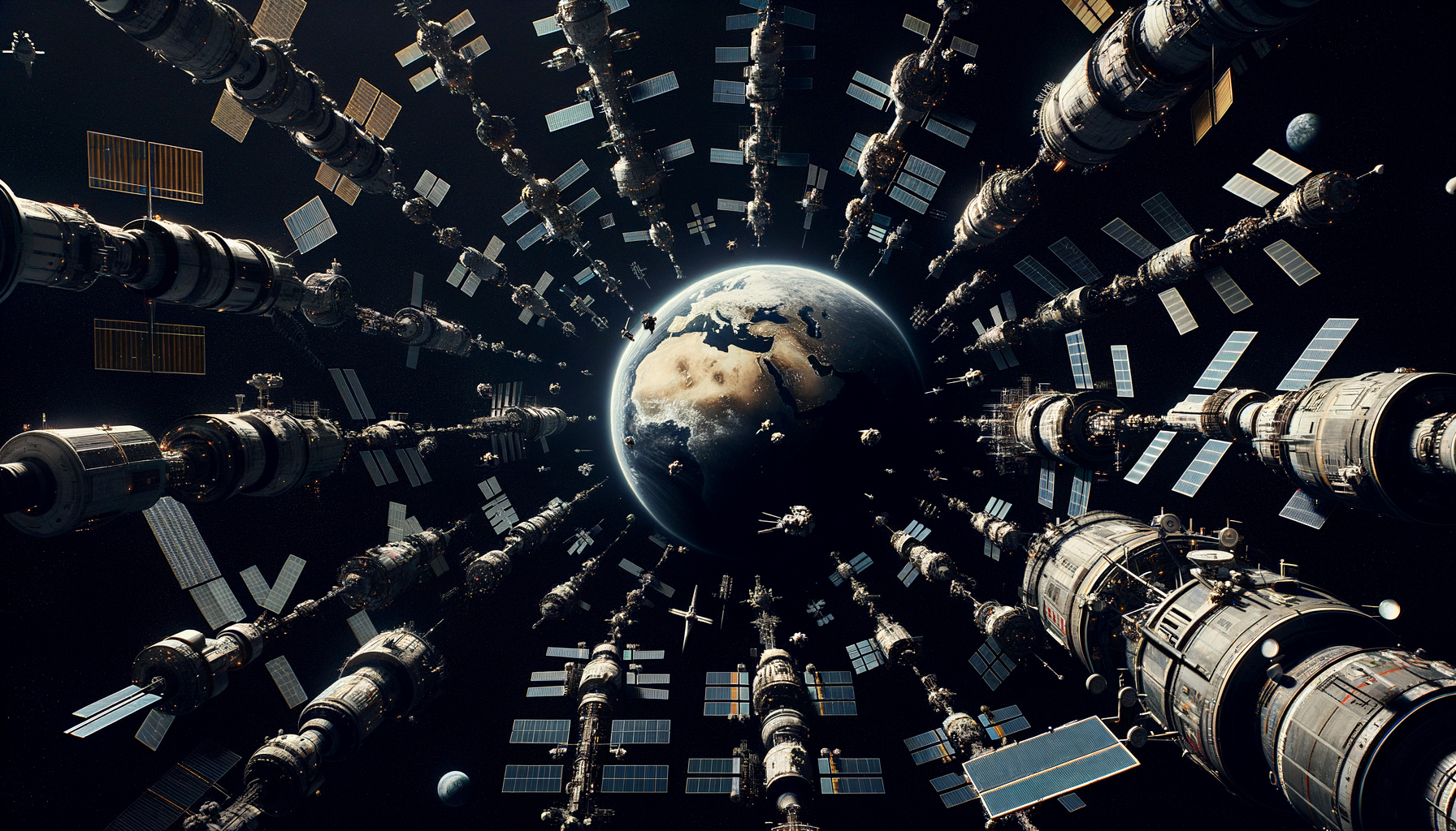 War Among the Stars - Three-Stage Timeline Infographic